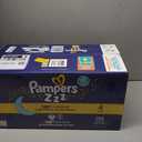 Pampers ZZZ Overnight Diapers, Size 4 (22-37 lbs), 104 Count, Nighttime Protection Disposable Baby Diaper, Night Time Leak and Skin Protection