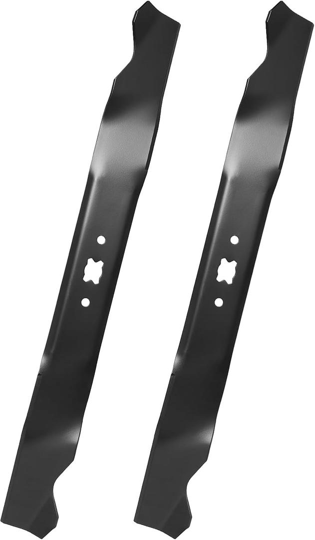 942-0741A Mulching Blade for 21" Deck, 742-0741A Mower Blade Compatible with Troy-Bilt TB130 TB230 MTD Cub Cad-et Craftsman Lawn Mower, Replaces 942-0641, 742-0641, 942-04276, 2 Pack