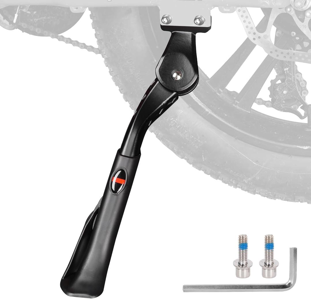 Bike Kickstand for Adult Bike, Adjustable Bicycle Kickstand for 24"-29" Bike, Kickstand for Kids Bike, Mountain Bike, Ebike