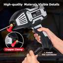 Welding Machine Handheld, Portable Welder Machine 110V 250A with Toolbox,10 PCS Rods Stick Welder for 1/16"-1/8" Rod, IGBT Inverter LCD Digital Display Hand Held Welder with Arc Force Anti-stick