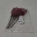 12Pcs Artificial Red Berries Stems, 13.5" Waterproof Burgundy Berry Branches for Home Holiday Wedding DIY Christmas Tree Wreath Flower Decor