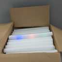 100 Pcs18.5inch Foam Glow Sticks Bulk - 3 Modes Colorful Flashing Led Foam Sticks Glow in The Dark Party Supplies for Christmas Birthday Wedding Party Camping Events Carnival Concert Rave