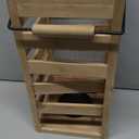 Farmhouse Lanterns Decorative Outdoor & Indoor, Wooden Candle Lanterns Decor, Outdoor Garden Hanging Lanterns for Gift, Yard, Garden, Patio, Balcony,Porch, Party (Pack of 1)