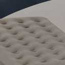 Glacier's Twin Flocked Air Bed Gray