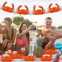 12Pcs Crab Party Decorations Crab Lobster Honeycomb Centerpiece Lobster Decor for Table Summer Sea Animal Beach Baby Shower Birthday Party Supplies