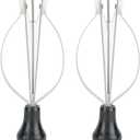 2Pcs Silvery Metal Watch Hand Plunger Removers Precision Professional Watch Hand Puller Repair Tools
