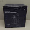 Hot & Iced Coffee Maker with Bold Setting, Single Serve Coffee Maker for K Cup and Grounds, 6-14 Oz Brew Sizes, 50 Oz Removable Water Tank, One Cup Coffee Machine with Reusable Filter, Grey