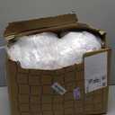 Bedsure Duvet Insert King Size - Lightweight Comforter, Quilted Cooling Duvet Insert, Down Alternative Summer Comforter with 8 Tabs, Ultra Soft, Striped, Machine Washable, King, 90x102 inches (White)