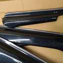 in-Channel Rain Guards Compatible with Ford F150 2015-2025, Extra Durable Side Window Deflectors, 2020 2021 2022 2023 2024 2025 F150 Wind Deflectors Rain Guard Black - 4 PCS
