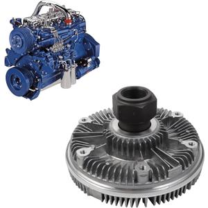 Dasbecan Engine Cooling Fan Clutch Compatible with International DT466E Diesel Engine Replace# 7203102 9902013 7C4Z8A616BA