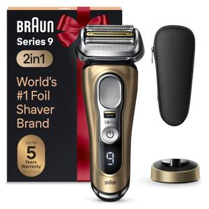 Braun Series 9 Pro 9419s Electric Shaver for Men, Wet & Dry Shave, Shaving Kit with 4+1 Head with ProLift Trimmer, Holiday Gifts for Men