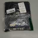 Yogipace,Belt Loops,Women's Petite/Regular/Tall Straight Leg Yoga Dress Pants, Black, Size M