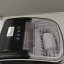 EUHOMY Countertop Ice Maker Machine with Handle, 26lbs in 24Hrs, 9 Ice Cubes Ready in 6 Mins, Auto-Cleaning Portable Ice Maker with Basket and Scoop, for Home/Kitchen/Camping/RV. (Black)