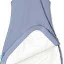 PurComfy Supersoft Sleep Sack 1.0 TOG, Premium Bamboo Viscose Baby Sleeping Bag 2-Way Zipper Sleep Sack Baby Wearable Blanket (3-6 Months, Whale)