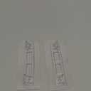 Adhesive Shelf Bracket, Self Adhesive Shelf Support Pegs, Punch Free Shelf Pins, Shelf Clips for Cabinet Clapboard, 8 Pack