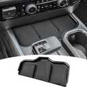 Center Console Organizer Tray Compatible with 2023 2024 2025 2026 Chevy Silverado 1500 and 2022 Refreshed Silverado 1500 Accessories (Full Console w/Bucket Seats) Dual-Layer Storage Cover Pocket Lid