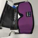 LC-dolida White Noise Sleep Mask, 3D Sleep Headphones with 16 Soothing Sounds, Bluetooth 5.4 Sleep Eye Mask with Timer, Total Blackout Sleeping Headphones for Side Sleeper(Purple)