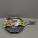 GreenPan Lima Hard Anodized 12" Frying Pan Skillet with Lid, Ceramic Nonstick, PFAS-Free Nontoxic Pots and Pans, Oven & Broiler Safe, Stainless Steel Handle, Cookware for Eggs & Omelet, Gray