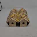 Paint A Bird House Kit Wood Brown 4 pc Brown