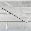 Lovdeco Peel and Stick Light Antique Mirror Tile Subway Mirror Backsplash for Kitchen Bathroom Wall (20 Pcs, 5 SQ.FT.), 3x12 Inch