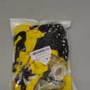 BIENVENUE BABY™ - Yellow Black Polka Dots Garland Balloon, Natural latex for Birthday, Baby Shower decoration, 104 Pieces, Easy DIY Kit.