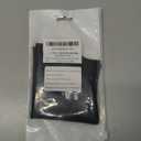 WHALE Extra Large Swim Cap for Women Men, Durable Silicone Swimming Hat with Ear Protection, Unisex Adults Bath Swimming Caps for Long Thick Curly Hair & Dreadlocks Braids Weaves Afro Hair (Black)