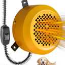 Dog House Heater with Adjustable 400W/800W Power, Pet Warmer for Kennels Chicken Coops Rabbit Hutches, Wall Mounted with Overheat Protection and 9.8ft Anti-Bite Cord