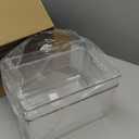 ClearSpace Clear Plastic Storage Bins  Pantry Organizers & Storage Containers, Cabinet Organizer - Home Organization Must Haves for Kitchen, Laundry Room, Office, Closet, Garage & Freezer (4 Pack)