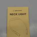 Glocusent Neck Book Light, 1200mAh Rechargeable Neck Reading Light, Hands Free Book Lights for Reading at Night, 5 Colors & 5 Brightness, Private Lightweight Book Reading Light in Bed for Book Lovers