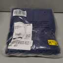 YoungsTex 100% Blackout Curtains 48 Inches Long for Bedroom, Thermal Insulated Drapes with Grommet Full Room Darkeningg with Black Liner for Bedroom, Navy Blue, 2 Panels, 42 X 48 Inch