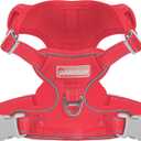BARKBAY Dog Harness No Pull Mesh for Large Dogs - Adjustable, Reflective, Comfortable, No Choke, Heavy-Duty - Perfect for Outdoor Training, Walking, and Hiking - Strong & Durable - L & Red Mesh