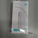 Sonic Dermaplaning Tool for Face - Rechargeable Dermaplane Razor with 6 Refill Dermablades, Facial Hair & Peach Fuzz Remover for Women, White 