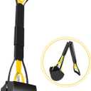 Glowspire 28 Inch Long Handle Pooper Scooper for Small & Large Dogs, Foldable Dog Poop Picker Upper for Yard, Avoid Bending Over for Easy Pick Up