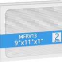 9 x 11 x 1 MERV 13 Replacement Dehumidifier Filter Compatible with Santa Fe Compact70, Ultra70, Element, Compact2, UA 65H dehumidifier Models, 2 Pack