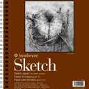 Strathmore 400 Series Sketch Pad, 9x12 inch, 100 Sheets - Artist Sketchbook for Drawing, Illustration, Art Class Students
