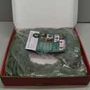 26 Inch Winter Wreaths for Front Door: Large Real Touch Norfolk Pine Wreath with Welcome Sign - Christmas Artificial Green Wreath for Farmhouse Porch Windows Wall Table Indoor Outdoor Home Decor