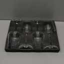 BACLIFE Hand Blown Red Wine Glasses Set of 4  Premium Crystal Wine Glasses With Long Stem,19 oz  Unique Gift for Valentine's Day, Wedding, Birthday  Ideal for Restaurants,Home Bar