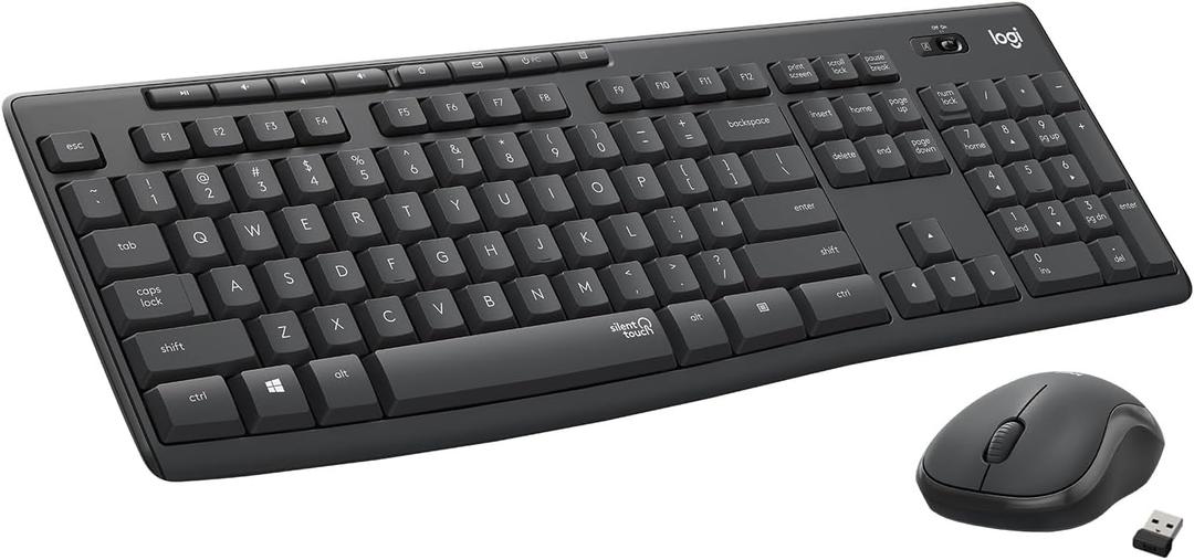Logitech MK295 Silent Wireless Mouse and Keyboard Set