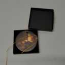 Santa Claus Reading Book Ceramic Christmas Ornaments, Santa Claus Christmas Tree Ornaments, Bookish Xmas Gifts for Book Lovers Women Men, Xmas Tree Decorative Hanging Ornament for Library, Book Santa