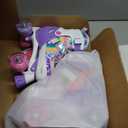 SULIFEEL Rainbow Unicorn 4 Size Adjustable Roller Skates for Girls Boys for Kids Ages 3-5 5-8 6-12 Children Skates Indoor Outdoor (Medium - Big Kid)