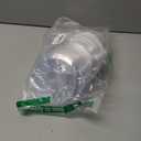 6'' 80 Pack 6'' inch Premium Heavy Weight Crystal Clear Classy Disposable hard Plastic Dessert plates