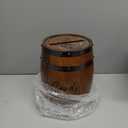 OurWarm Wooden Wedding Card Box for Reception, Whiskey Barrel Gift Card Box for Party, Wedding Envelope Box with Slot & Holder for Graduation Bridal Shower Birthday Wedding Table Decor