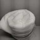 Cloud-Like Full Size Mattress Topper - 100% Cotton Top Mattress Pad for Back Pain Relief - Breathable & Naturally Cooling for Hot Sleepers, White