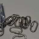 15 Pack Heavy-Duty Chain Hooks Quick Links - 304 Stainless Steel 1/4" Locking Carabiner Anti-Rust Chain Connector Quick Link for Towing,Swing,Shade Sail,Bird Toys,Capacity 800lb (M6-2.3IN, 15Pcs)