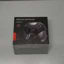 Bluetooth Controller for Switch/PC/iPhone/Android/Apple Arcade MFi Games/TV/Steam, Hall Effect Joysticks Wireless Game Controller Gamepad with/Phone Clip/Lock Speed/Macro/6-Axis Gyro/Dual Motors/Turbo (Black)