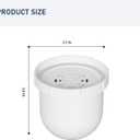 Water Pitcher Replacement Filter Compatible with Clearly Filtered Water Filter Pitcher, 100-Gallon Long-Life, BPA Free 2 Pack