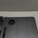 BUYIFY Portable Foldable Laptop Desk for Bed and Couch, Adjustable Lap Desk with Cup Holder and Phone Holder, Ideal for Working, Reading, Writing, and Breakfast (Black)