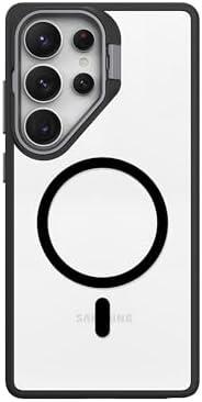 Prodigee KickIt for Samsung S25 Seires, Built in Kickstad, Compatible with MagSafe, Slim & Tough, Military Grade Protection (KickIt: Black, Samsung S25 Ultra (6.9))