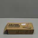 Floor Scrub Brush with Long Handle: 3 in 1 Heavy-Duty Floor Scrubber Brush with Squeegee for Cleaning Tile Bathroom Deck Kitchen Patio