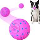 2-in-1 Interactive Dog Ball Toy for Aggressive Chewers, Automatic Moving & Bouncing E-TPU Dog Ball, Smart Pet Toy with Motion Sensor, USB-C Rechargeable Enrichment Toy for Dogs